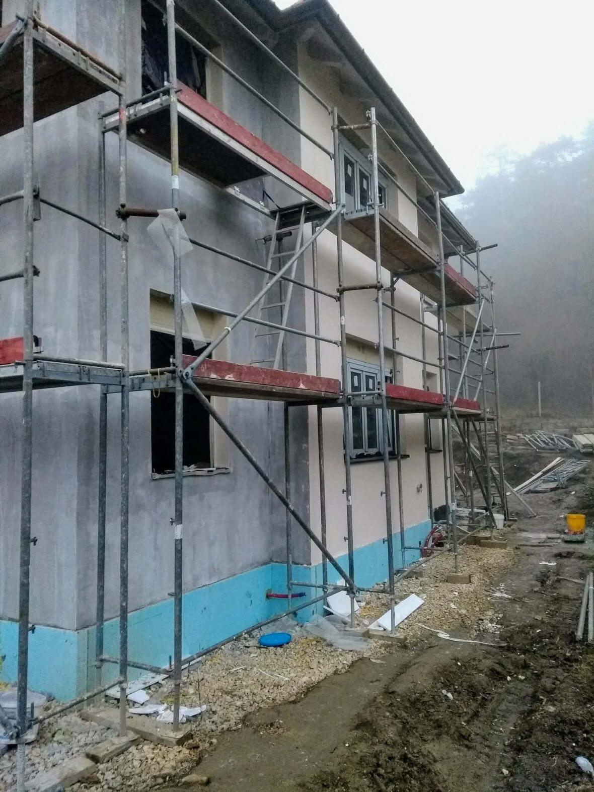 Veszprém homlokzat előkészítés